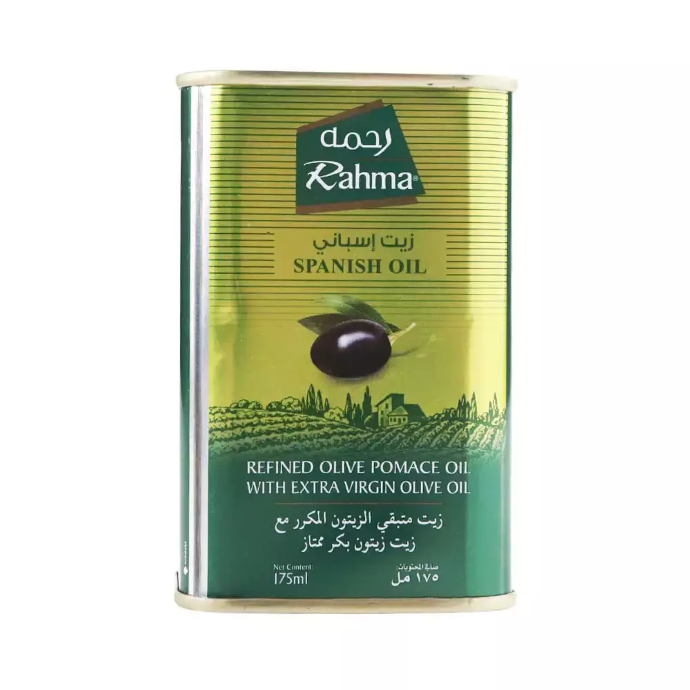 Rahma Spanish Oil Refind Pomace Oil with Extra Virgin Olive Oil 175 ml