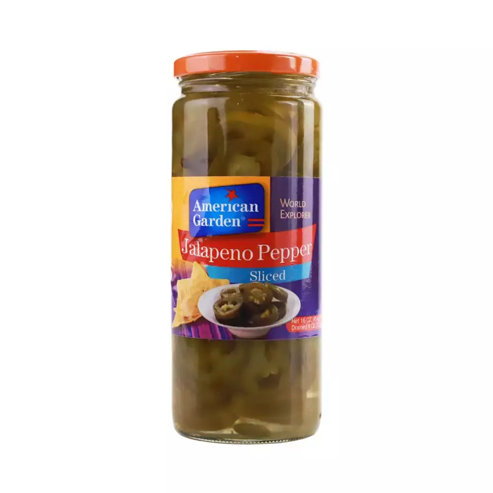 American Garden Jalapeno Pepper Sliced- 454gms