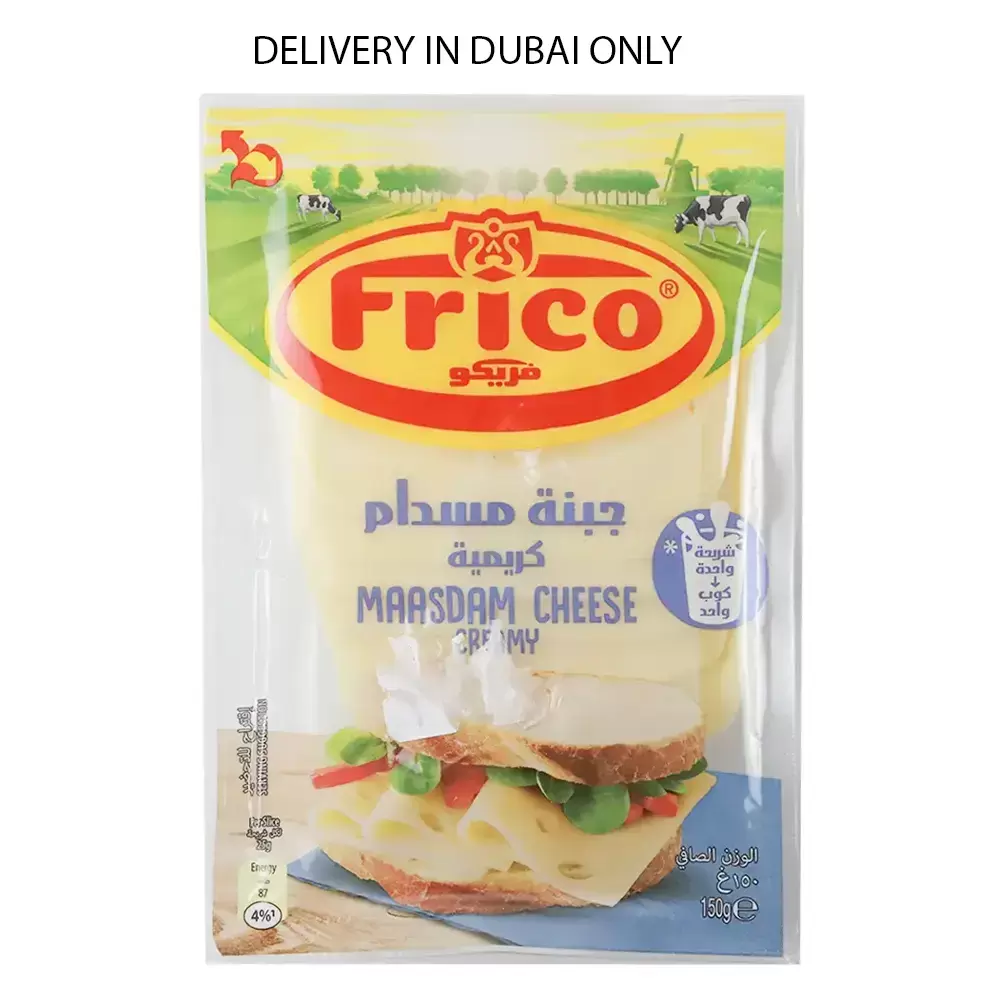 Frico Maasdam Cheese Slices- 150gms (Delivery in Dubai Only)