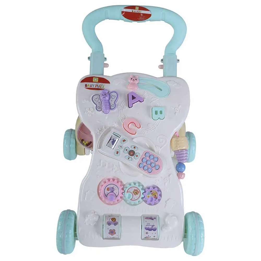 Baby Plus Youbi Partners Educational Walker Baby Piano Walker Blue Color