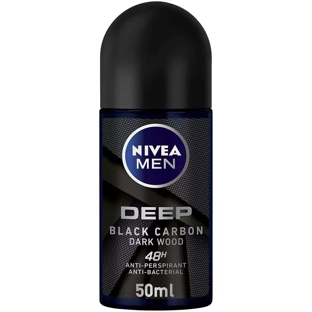 NIVEA MEN DEEP Black Carbon, Antiperspirant for Men