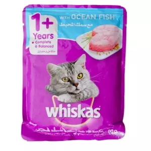 Whiskas purrfectly fish on sale pouches