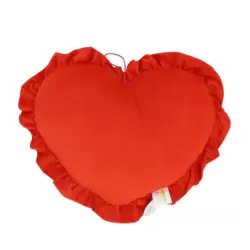 Black heart deals shaped pillow