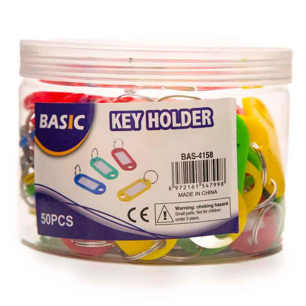 BORING 50 Tags hotel and office keychain keyring keyring