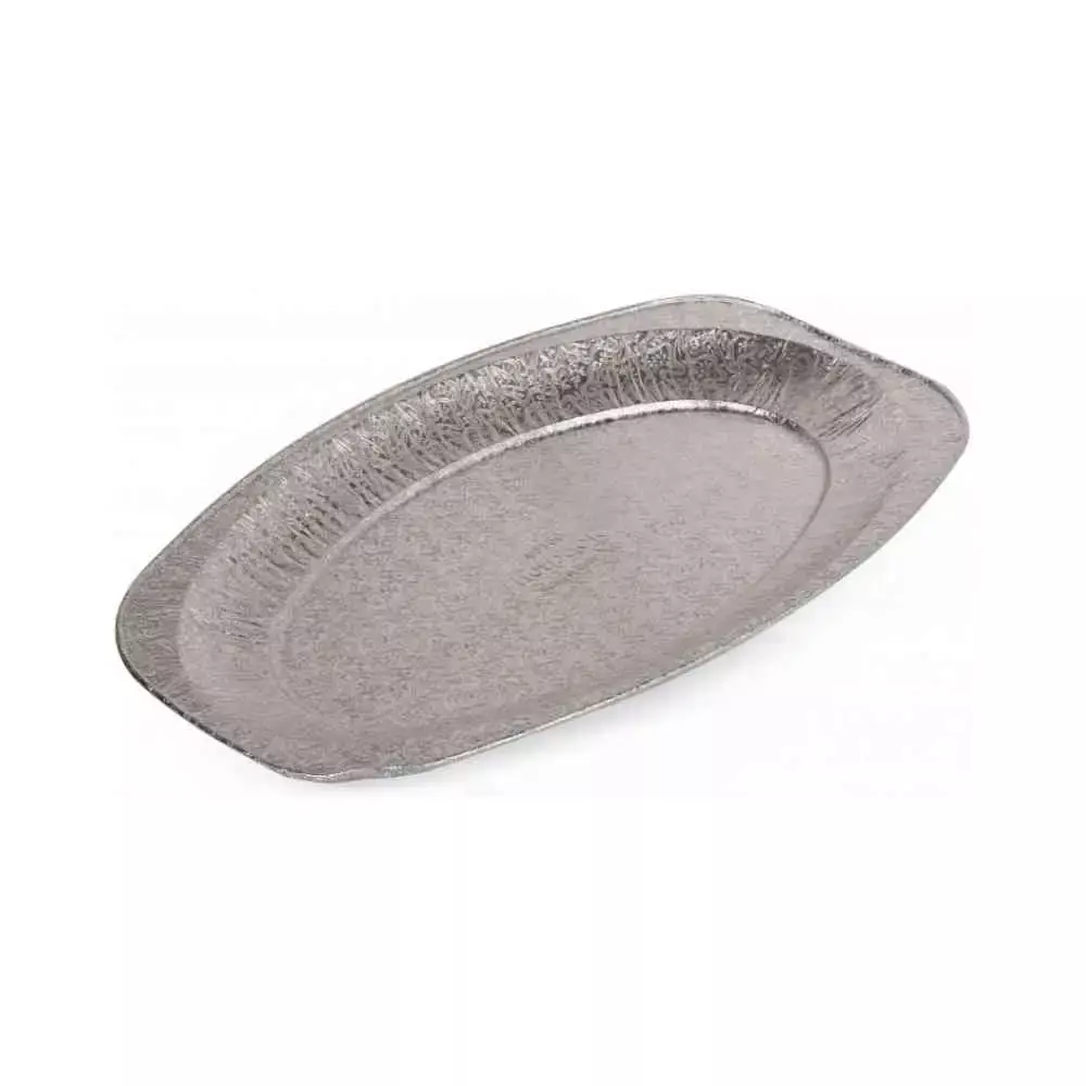 Oval clearance serving plate