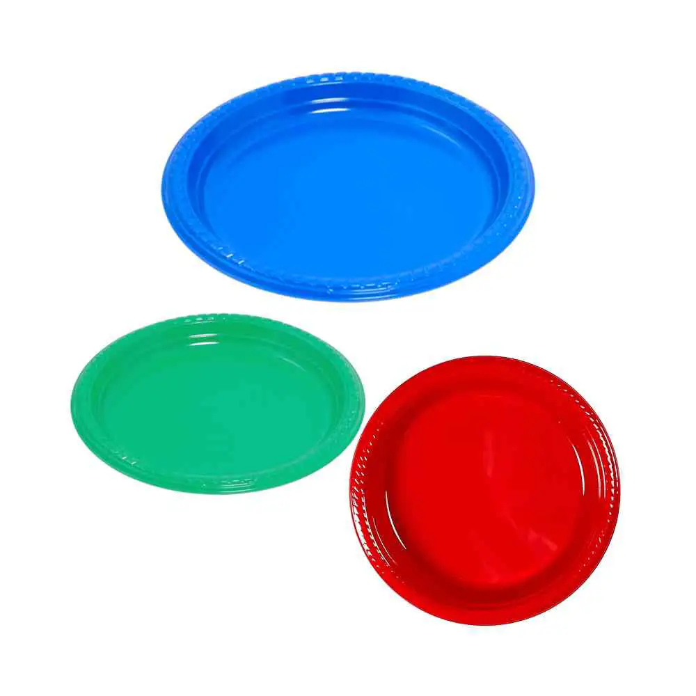 Colored sale disposable plates