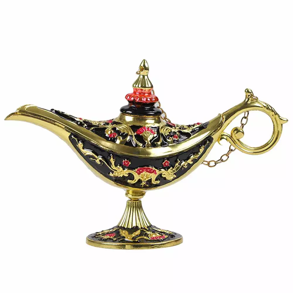 Zinc Alloy Tea Pot Genie Lamp, Zinc Alloy Aladdin Magic Lamp