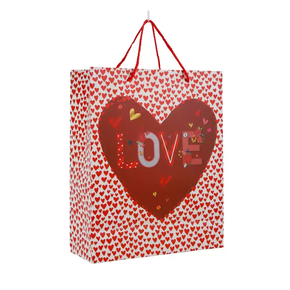 Valentine shop gift bags