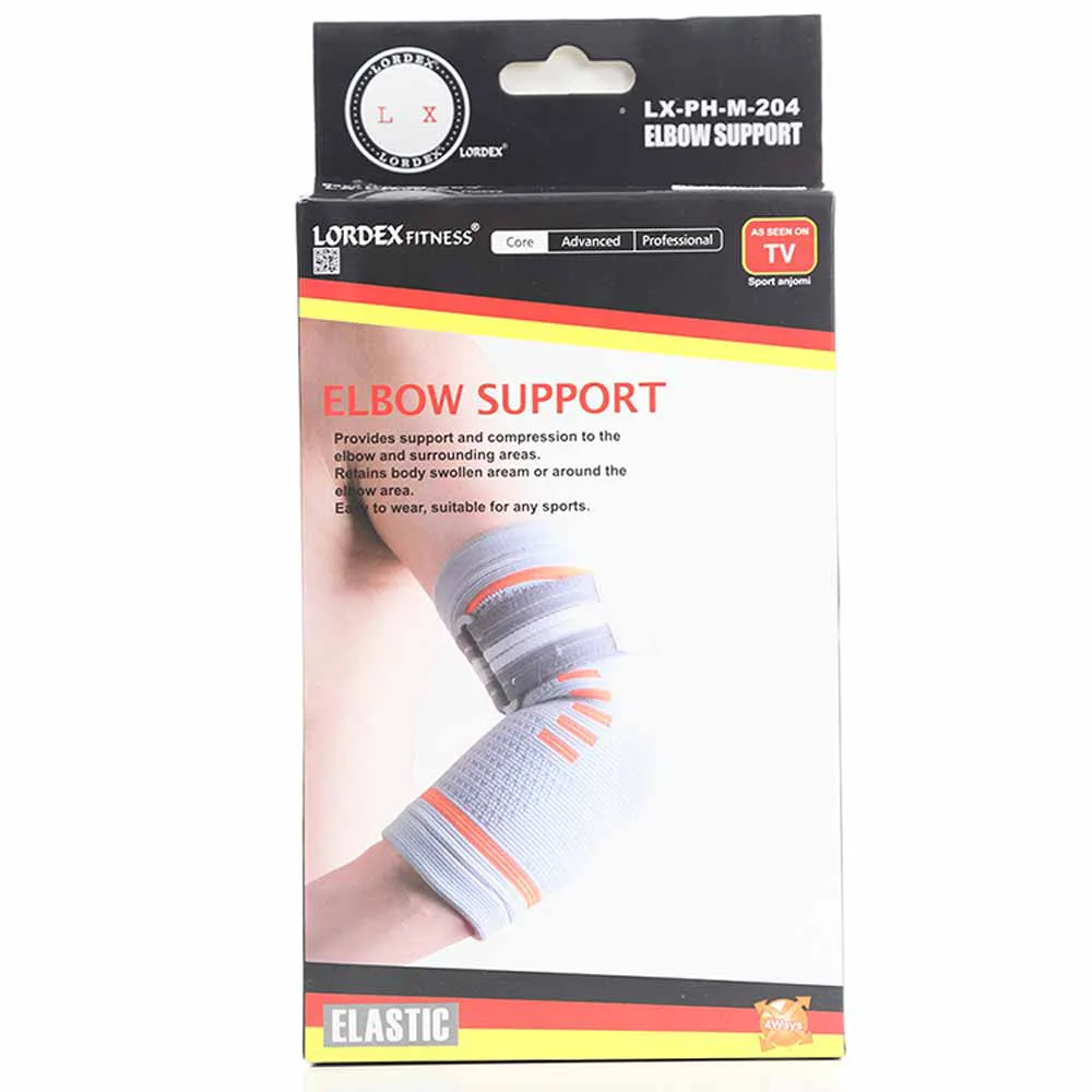 Lordex Elbow Support, Elastic Sports, Minor Injury Elbow Support Pad
