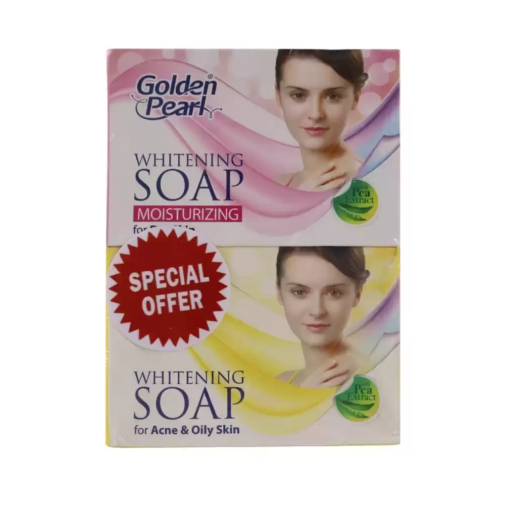 Golden Pearl Whitening Soap for Acne and Oily Skin 3X100gms