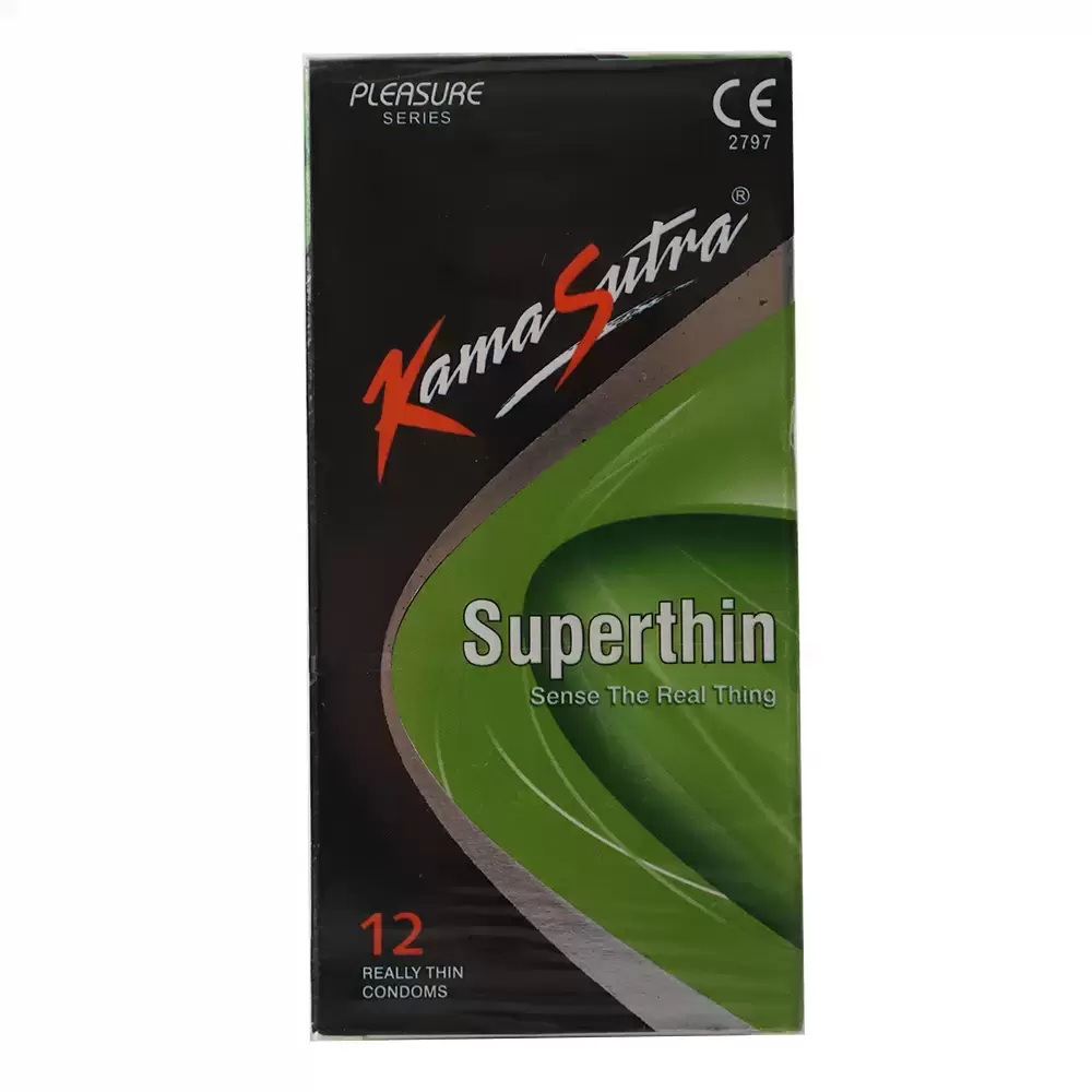 Kama Sutra Really Thin Condoms, Super thin Condoms To Sense the Real Thing-  12pcs