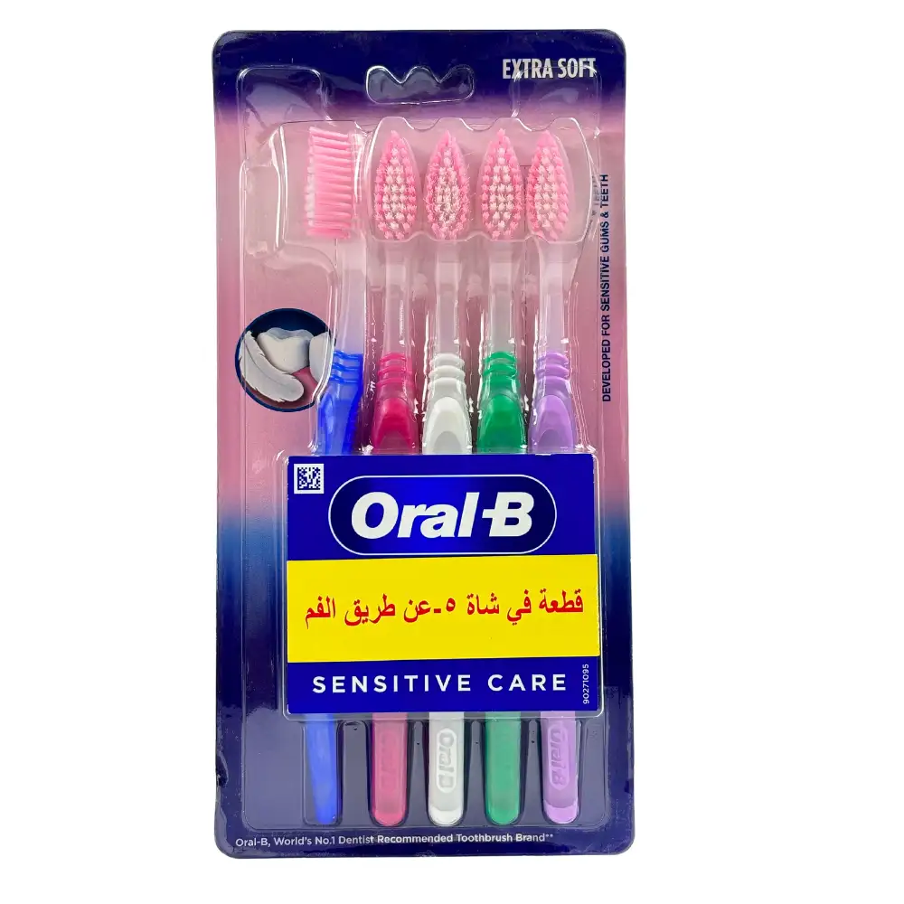 Buy Oral-B Sensitive Care (Extra Soft) Bristles Toothbrush 5 pcs