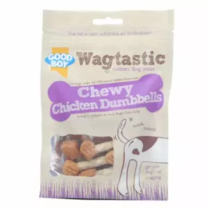 Chicken dumbbell hotsell dog treats