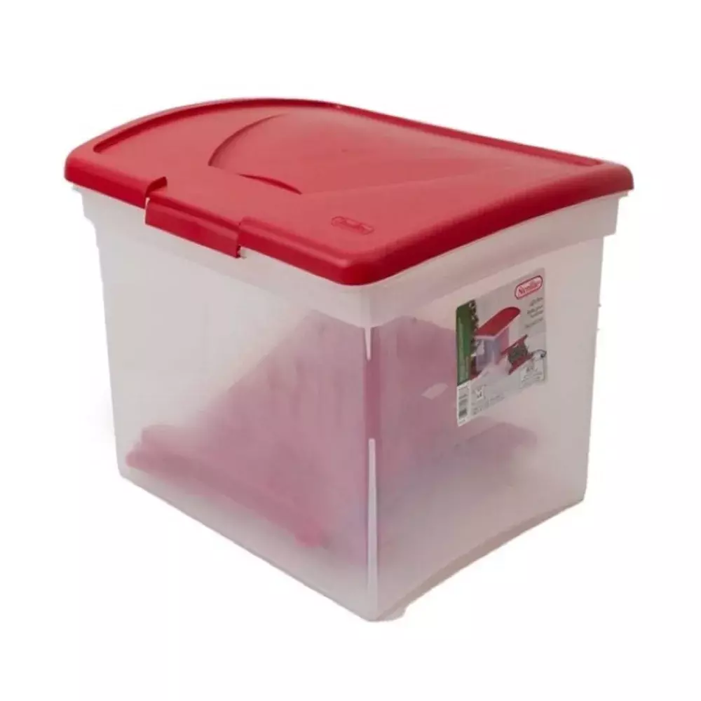 (Transparent Red)2Pcs Lighter Case Plastic Waterproof Container Transparent