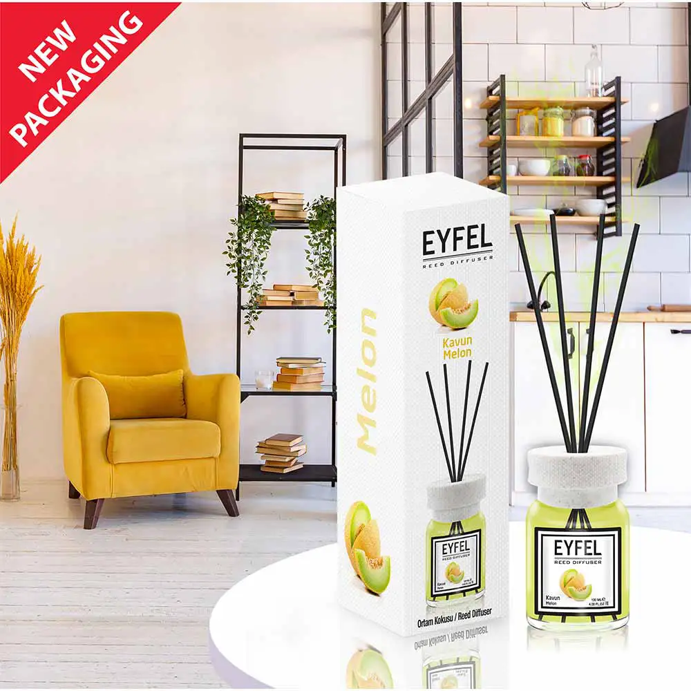 Eyfel Reed Diffuser Melon Perfume Aroma Home Fragrance- 120ml