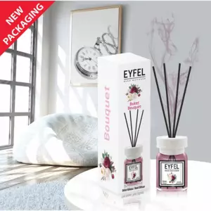 Eyfel Perfume Aroma diffuser, Home Fragrance With Sticks & Strawberry  Fragrance - 120ml