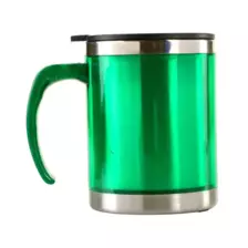 Green store coffee thermos