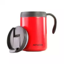 Dammann thermo mug, Nomade, red, 380ml – I love coffee