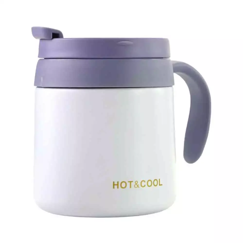 1pc, 510ml Portable 18/8 Stainless Steel Coffee Mug, Men And Women Insulated  And Cold Storage Travel Cup
