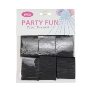 6Pcs Colored Crepe Paper Roll DIY Origami Party Decor Rainbow