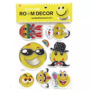 Emoji Mood Stickers, Hobbies & Toys, Stationery & Craft, Stationery &  School Supplies on Carousell