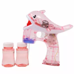 Shanaya Fish Shaped Bubble Gun toy with Bubble Bottle inside toy