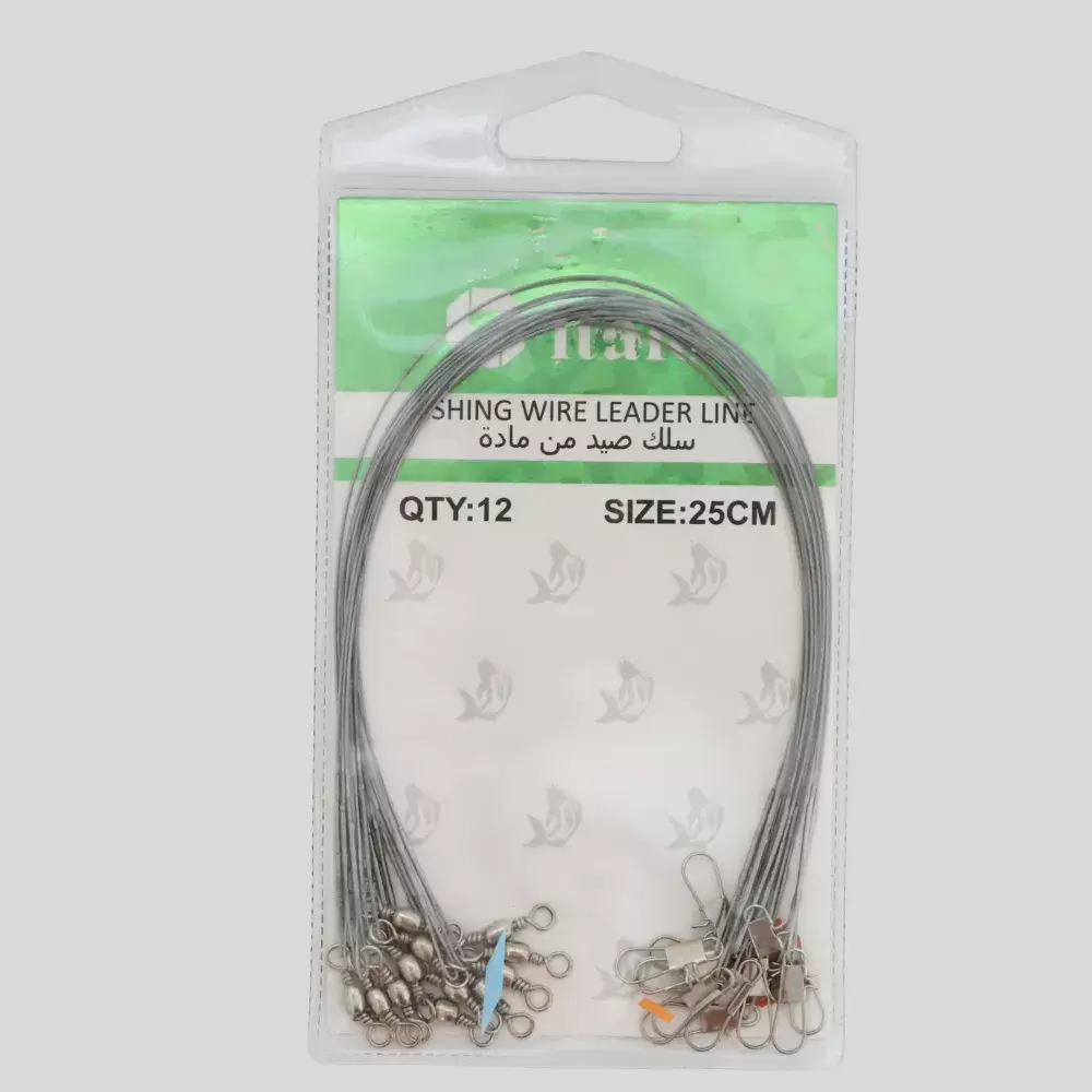 Buy Easy Catch 12pcs/lot Stainless Steel Wire Fishing Leaders with