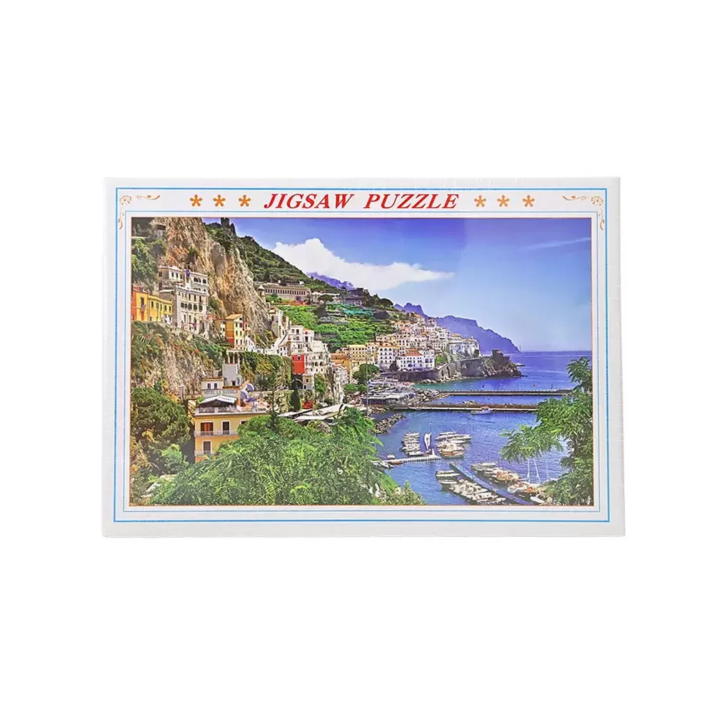 Oceanside Cities Jigsaw Puzzle Game For Kids and Adults 50X75cm- 1000 Puzzle Per Pack