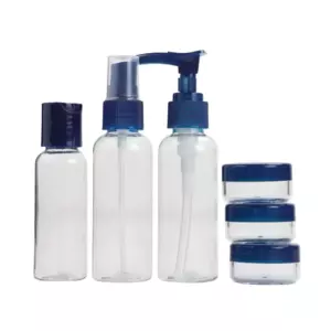 thumbnail image 2 of Depot88 Plastic Travel Refillable Soft Tube Bottles | Matte Clear | 4-Pack? | Cosmetic Containers 2 of 6