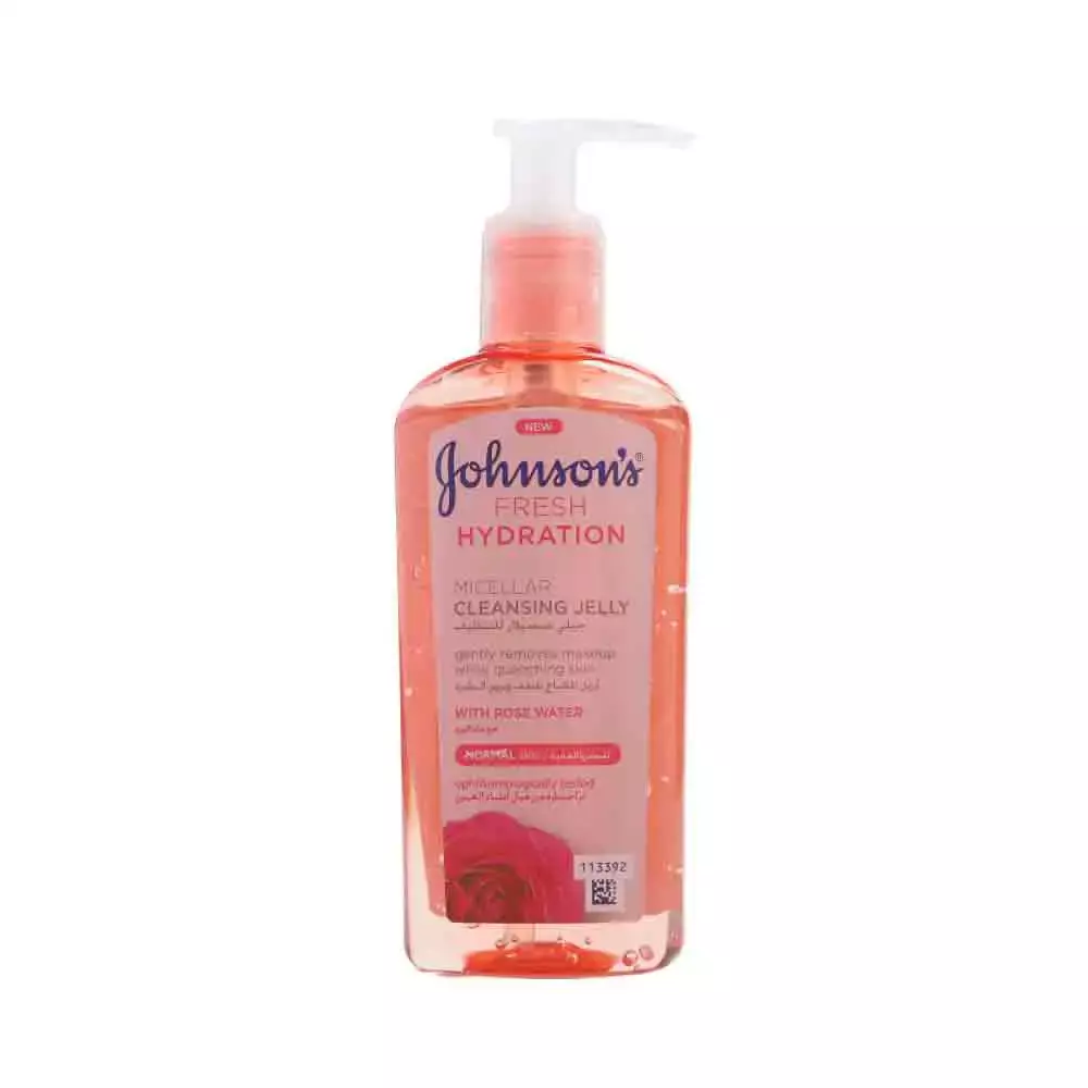 Johnsons Fresh Hydration Micellar Cleansing Jelly Makeup Remover with Rose  Water- 200ml