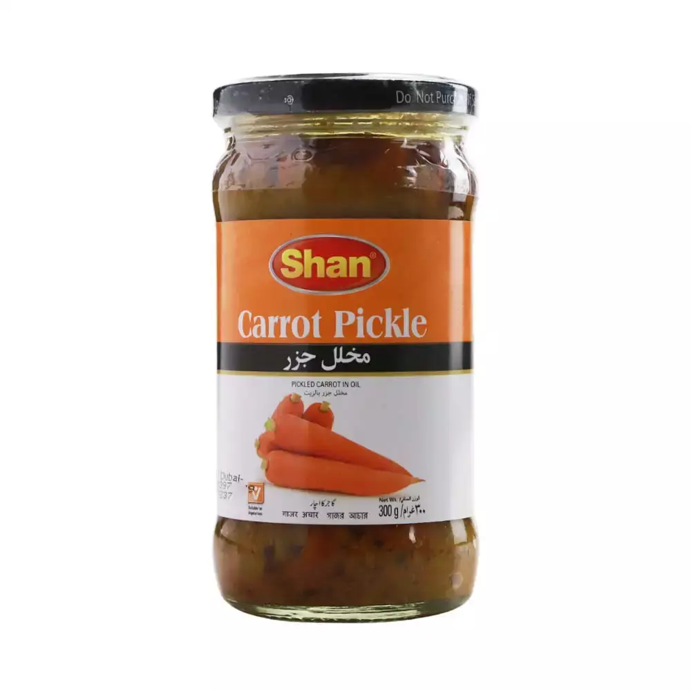 Shan Carrot Pickle in Oil- 300gms