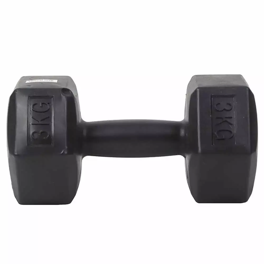 3kg x 2) Head Plastic Dumbbells for, Fitness, Strength Training