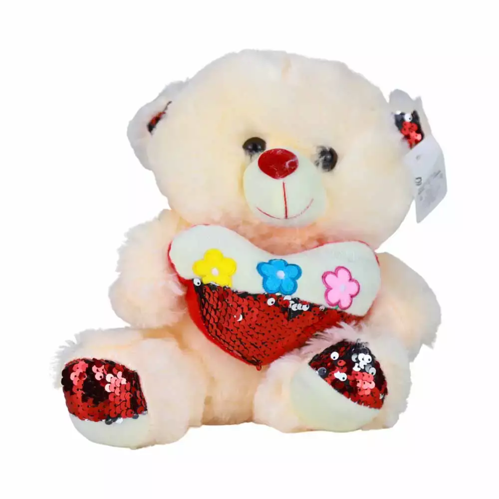 Soft Plush Heart design Teddy Bear Stuffed Toy for Kids and Children 9 Inch