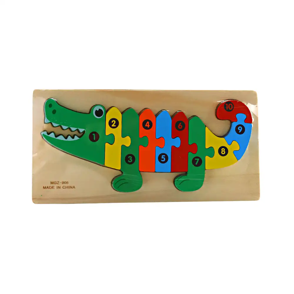 Wooden crocodile hot sale alphabet puzzle