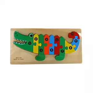 Wooden crocodile sales alphabet puzzle