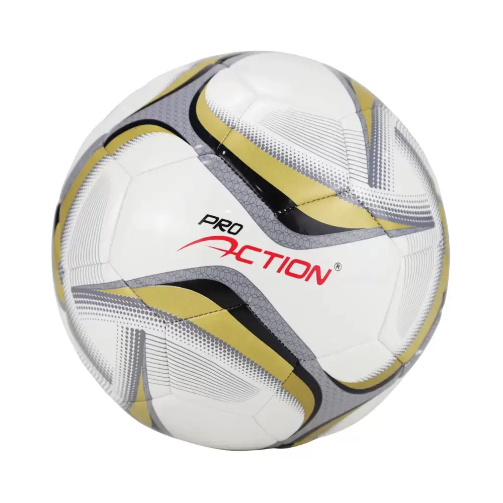 Pro Action Football For Indoor Outdoor Football Play Golden and