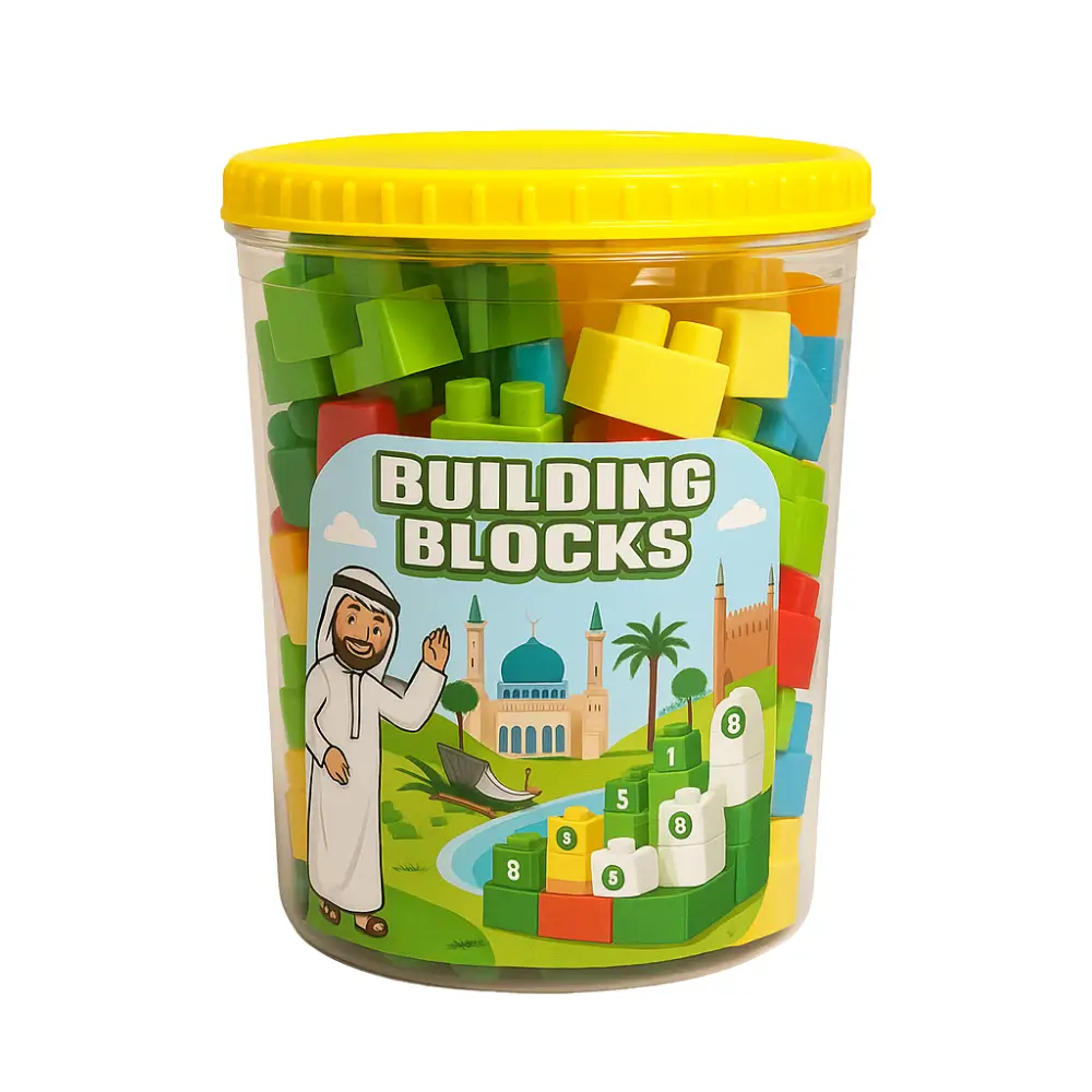 Safe And Non Toxic Plastic Building Blocks for Kids Multi-Color- 83pcs Set