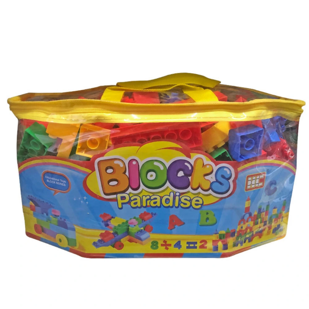Kids Assembled Plastic Building Blocks Paradise Toys- Multi-Color