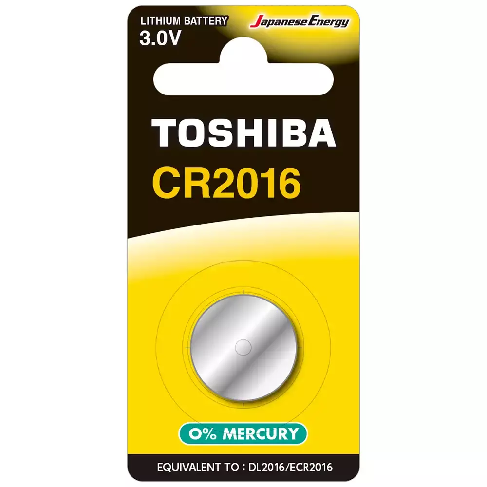 Toshiba CR1616 Battery 3V Lithium Coin Cell (1PC)
