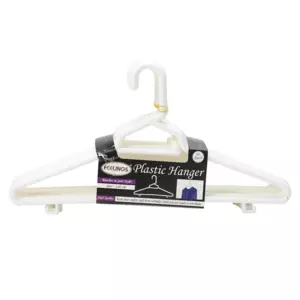 merrick 15-Pack Plastic Clothing Hanger (White) in the Hangers