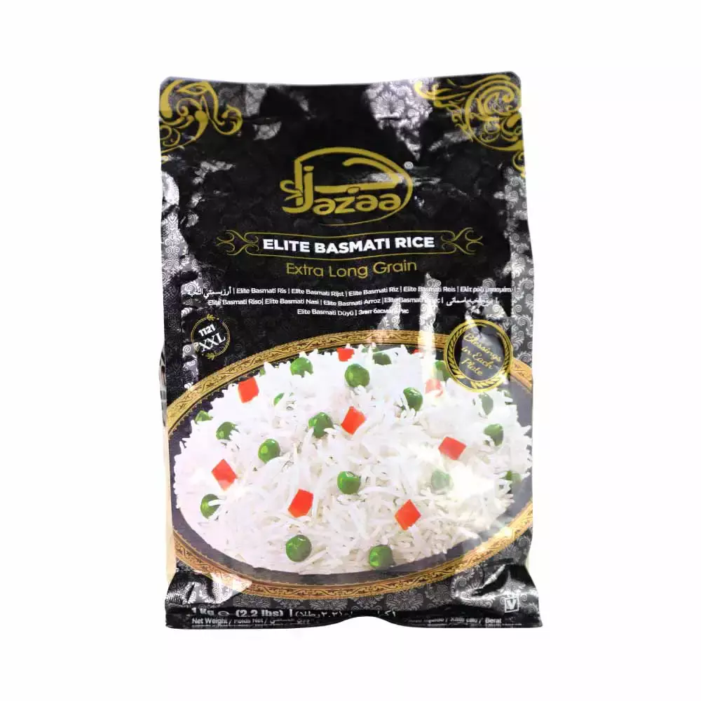 Jazaa Elite Basmati Rice Extra Long Grain Rice- 1Kg