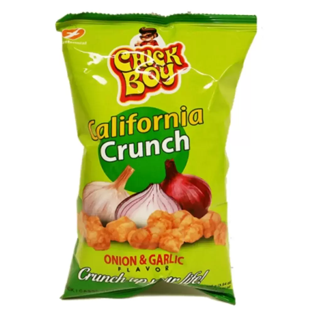 Chick Boy Onion And Garlic Flavor California Crunch Corn Snacks- 100gms