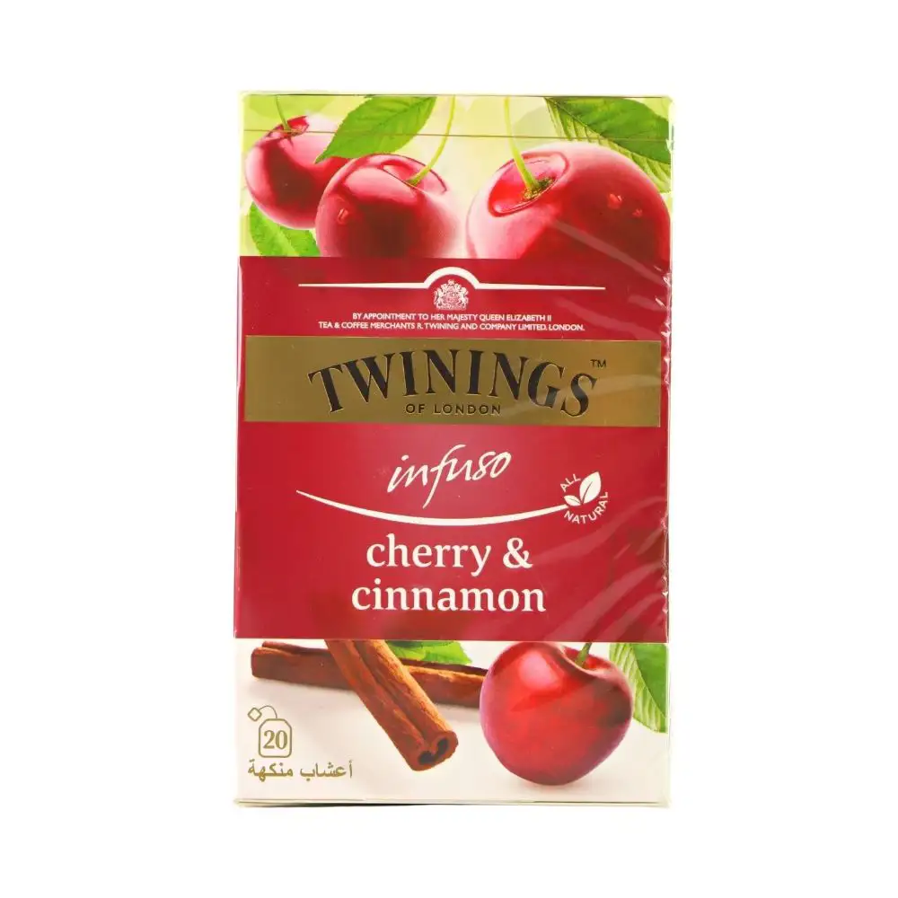 Twinings Infuso Cherry and Cinnamon Flavoured Tea Bags- 20 Tea Bags