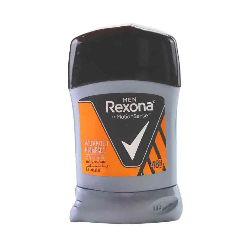 Rexona Motion Sense Workout Hi-Impact Odour Control Anti-perspirant Stick  For Men- 40gms