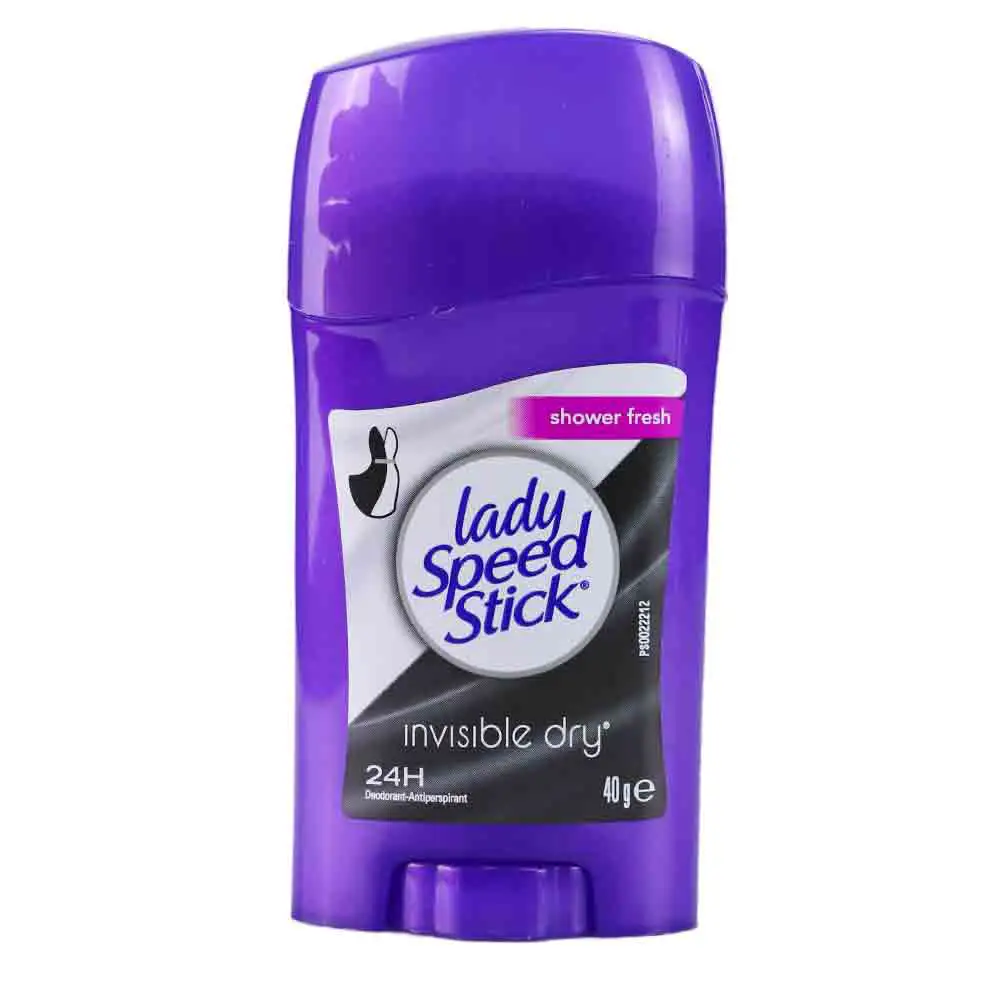 Lady Speed Stick Shower Fresh, Invisible Dry Deodorant Speed Stick 40gms
