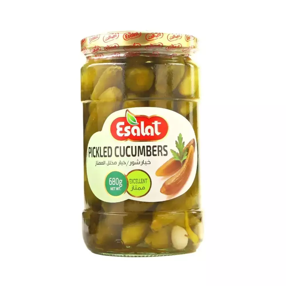 Esalat Canned Cucumber Pickle- 680 gm