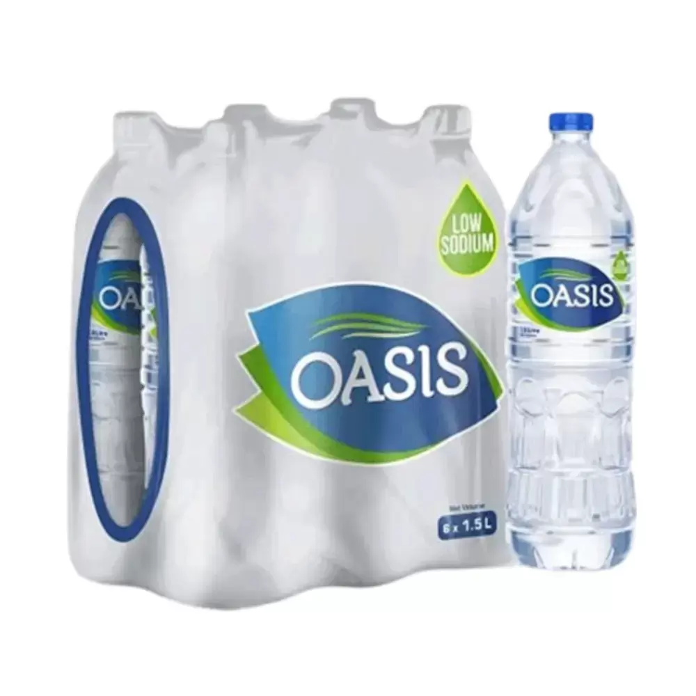 Oasis Water Drinking water Bottle Pack of 6X1.5Ltr (Delivery In Dubai Only)
