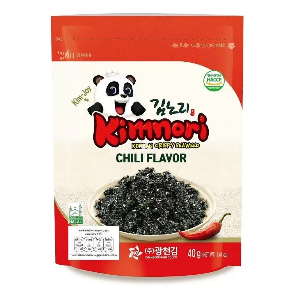 Kimnori Korean Crispy Seaweed In Chili Flavor- 40gms