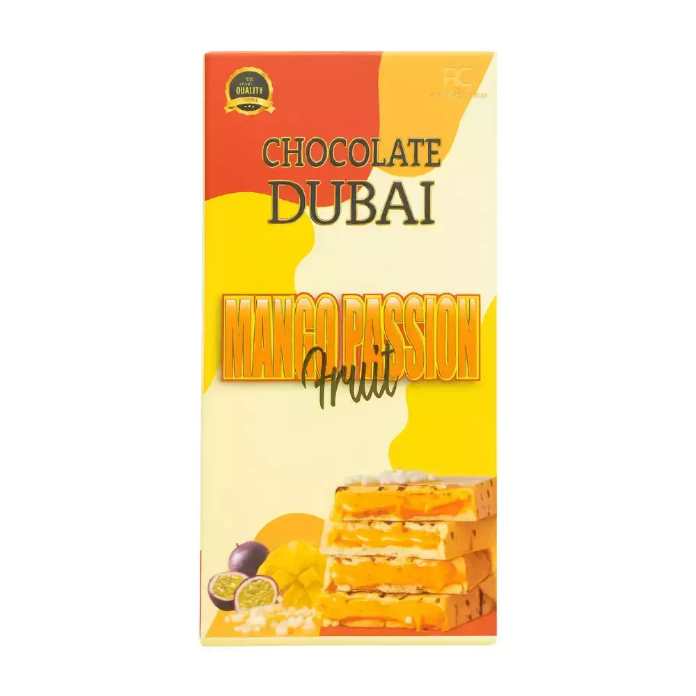 Dubai Viral Chocolate In The Taste Of Mango And Passion Fruit- 200gms
