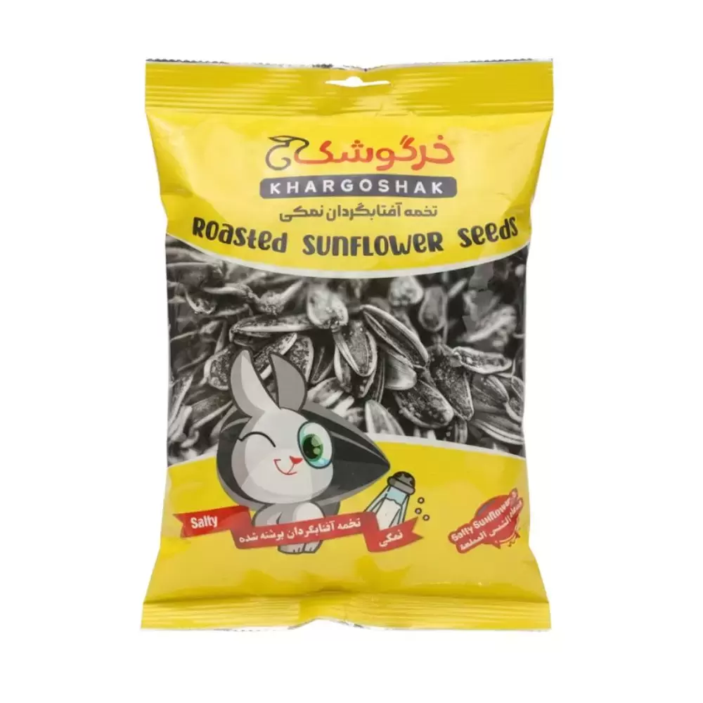 Khargoshak Roasted Sunflower Seeds Salty Flavor- 100gms